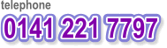 telephone 0141 221 7797